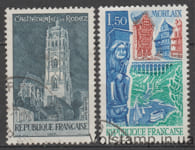 1967 Франция Серия марок (Туристическая реклама 1967 г.) Гашеные №1504-1505