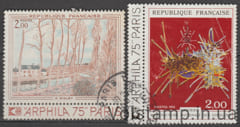 1974 Франція Серія марок (Картини 1974 року) Гашені №1893-1894