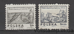 1974 Польша Серия марок (Узоры с гравюр на дереве XVI века) Гашеные №2350-2351