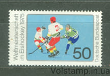 1975 Германия, Федеративная Республика Марка (Чемпионат мира по хоккею 1975 года.) MNH №835