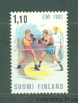 1981 Finland Stamp (European Boxing Championships) MNH №878