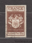 1944 Франция Марка (Создание небольшой почты Ренуаром де Виллайе в 1653 году.) Гашеная №672