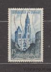 1958 Франция Марка (Санлис- Кафедральный собор) Гашеная №1201