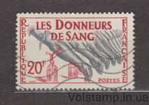 1959 Франция Марка (Донорство крови) Гашеная №1264