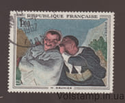 1966 France Stamp (Crispin and Scapin, painting) Used №1567
