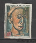 1971 Франция Марка (Руо (1871-1958) «Пустой сон») Гашеная №1754