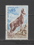 1971 Франция Марка (Серна пиренейская (Rupicapra rupicaprayrenaica)) Гашеная №1747