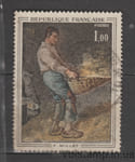 1971 France Stamp (Jean-François Millet (1814-1875) "Window".) Used №1744