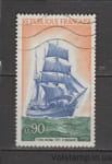 1972 Франция Марка (Парусник Ньюфаундленда «Кот д'Эмерод») Гашеная №1792