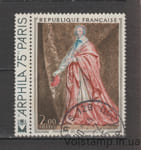 1974 Франция Марка (Кардинал де Ришелье (1602-1674). Филипп де Шампейн) Гашеная №1867