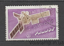 1976 Франция Марка (Запуск спутника «Симфония») Гашеная №1971