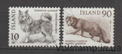 1980 Iceland Series of stamps (Island dog (Canis lupus familiaris)) Used №550-551