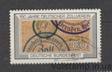 1983 Германия, Федеративная Республика Марка (150 лет Таможенному союзу Германии) Гашеная №1195