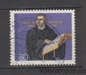 1983 Германия, Федеративная Республика Марка (Мартин Лютер, протестантский реформатор (1483-1546)) Гашеная №1193
