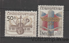 1984 Чехословакия Серия марок (Год чешской музыки) Гашеные №2767-2768