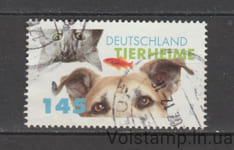 2012 Germany, Federal Republic Stamp (Animal shelter (dog, cat and fish)) Used №2945