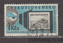 1960 Чехословакия Марка (Марка Чехия 10к. 1936 года) Гашеная №1210