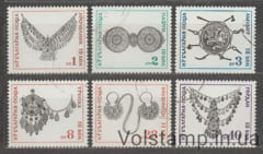 1972 Bulgaria Series of stamps (Folk art: jewelry) Used №2206-2211