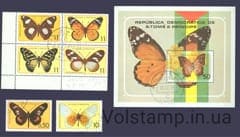 1979 Sao Tome and Principe (butterflies) - Used №561-567