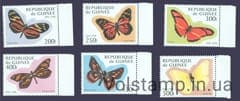 1998 Гвінея Серія MNH (Метелики) №1716-1721